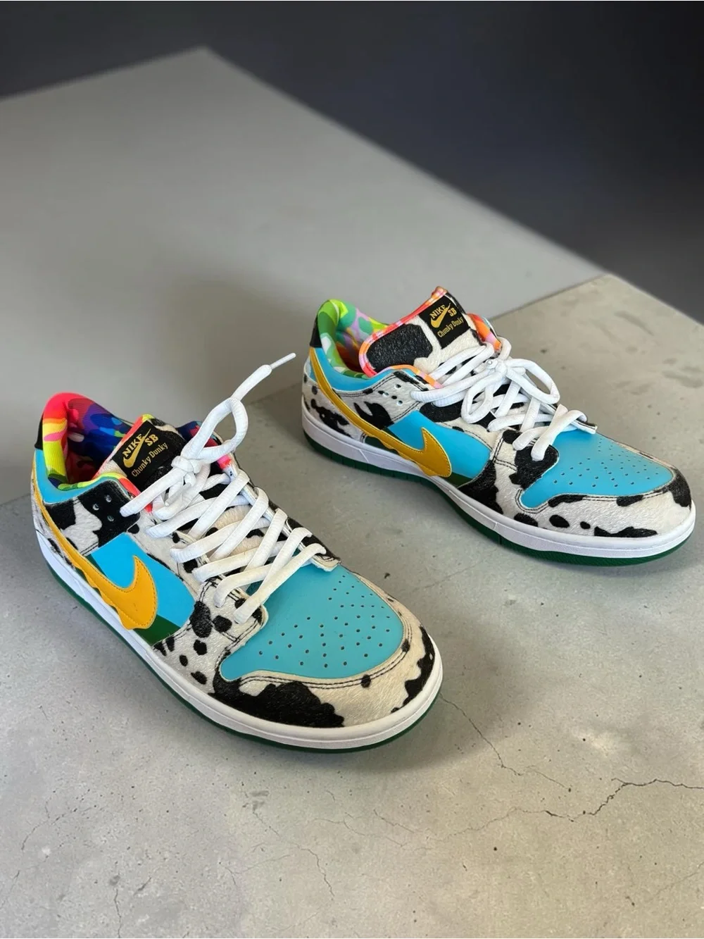 Nike SB Dunk Low Chunky Dunky collaboration Ben & Jerry's Men’s 13.5 New No Box - Picture 5 of 12